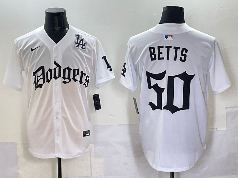 Men Los Angeles Dodgers 17 Ohtani white Nike 2025 MLB jersey 002